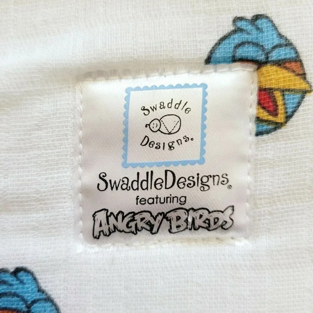 Angry Birds Swaddle Designs Baby Burpies Burp Cloths